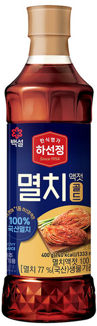 하선정 멸치액젓 골드, 400g, 1개
