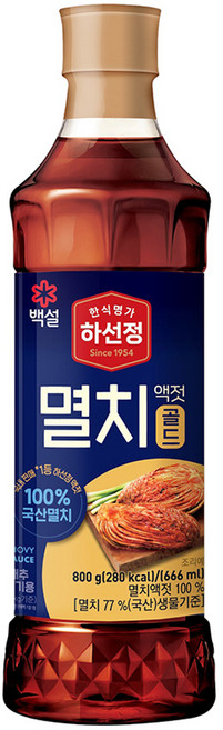 하선정 멸치액젓 골드, 800g, 1개