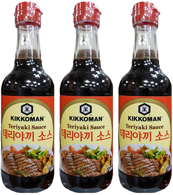 기꼬만 데리야끼 소스, 250ml, 3개