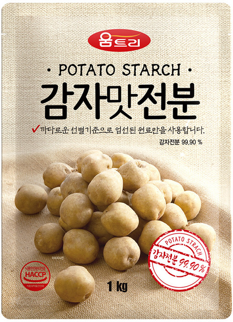 움트리 감자맛전분, 1kg, 1개