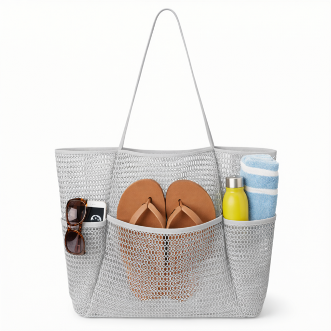 가주가샵 대형 메쉬 비치백