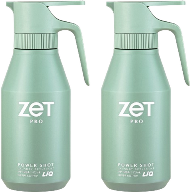 리큐 제트 프로 파워샷 실내건조 액상세제 본품, 675ml, 2개