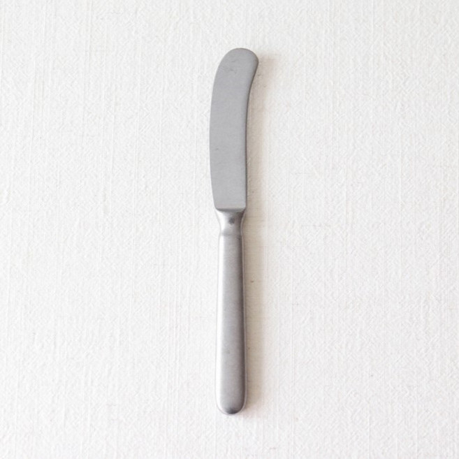 카모메키친 올드 스텐 디저트 커트러리 버터나이프, 실버, 1개