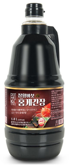 더해담 상황버섯 홍게간장, 1개, 1.8L