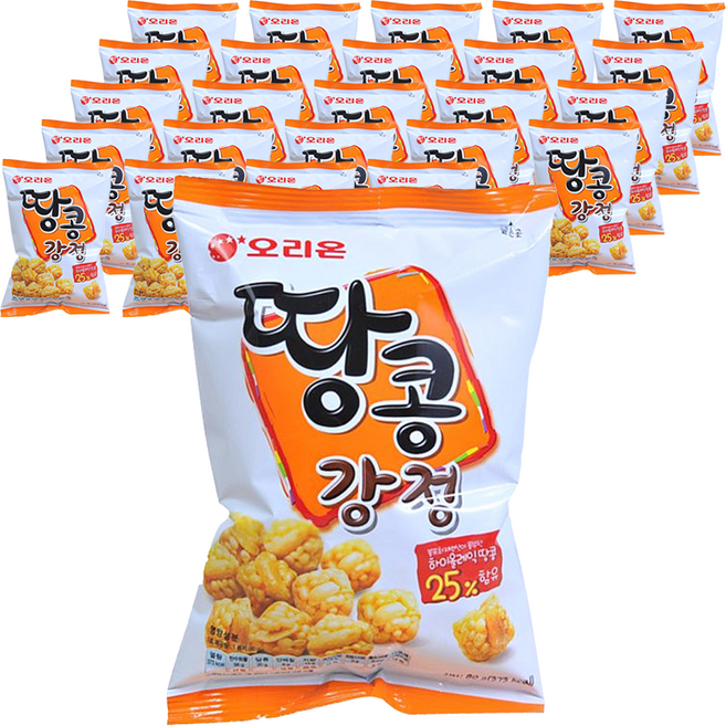오리온 땅콩강정, 147g, 25개