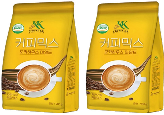 모카하우스 자판기용 마일드 커피믹스, 900g, 1개입, 2개