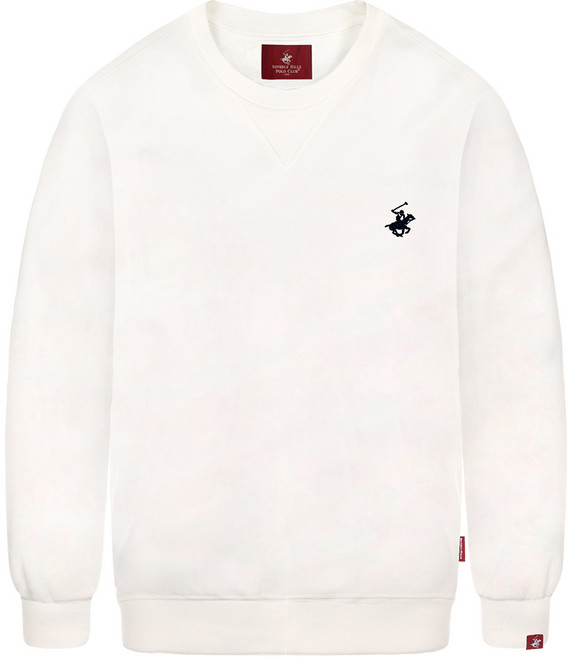 비버리힐스폴로클럽 남녀공용 타임리스 자수로고 기모 맨투맨 티셔츠 CPM9T00