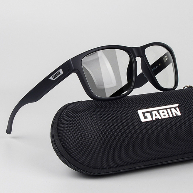 가빈 스타일호른 편광 선글라스 G109, C91-1 블랙 변색렌즈, 1개