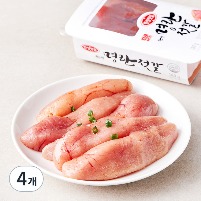 한성젓갈 명란, 180g, 4개
