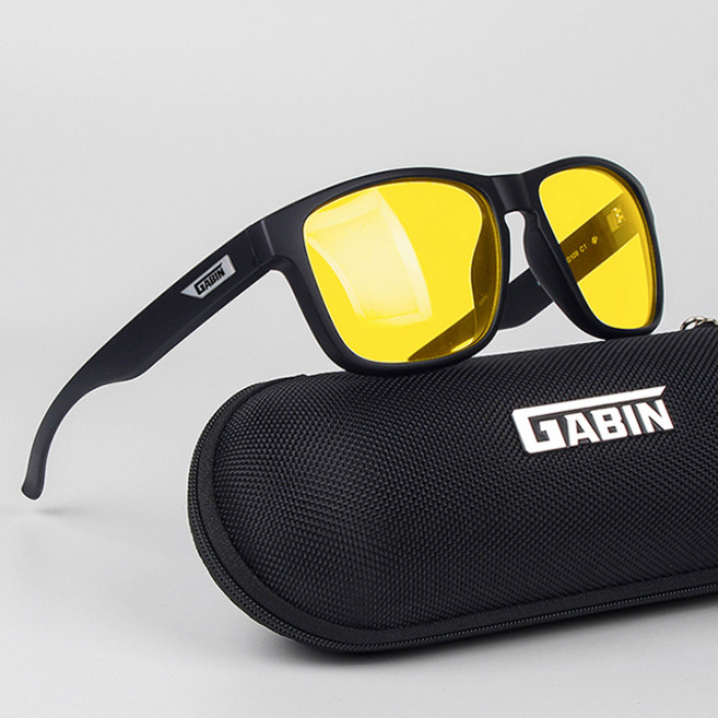 가빈 스타일호른 편광 선글라스 G109, C91-2 블랙 야간편광렌즈, 1개