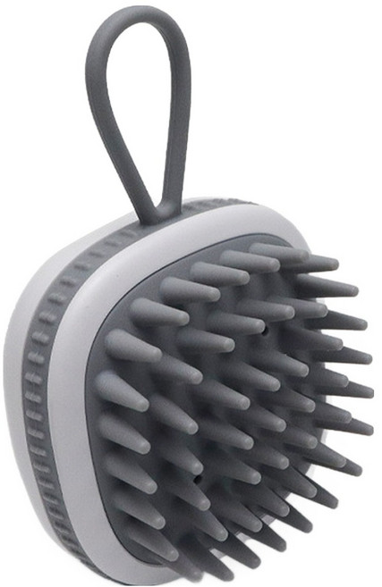샴푸 브러쉬 두피마사지, 그레이, 1개