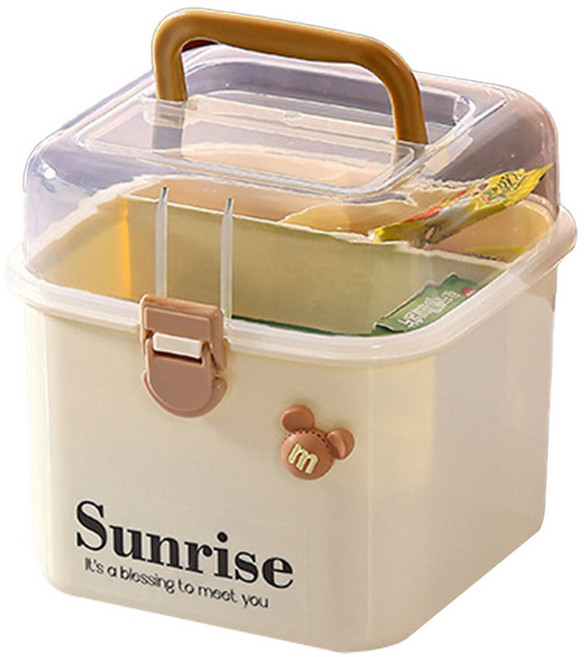 펠리스제이 모던스타일 구급함 케이스 투명커버 S, 1개