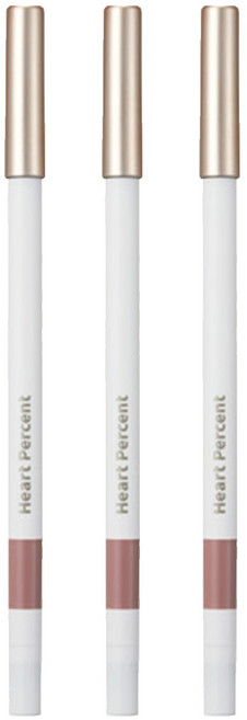 하트퍼센트 비건뷰티 도트 온 무드 립펜슬 슬림 0.4g, 08 클라우디모브, 3개
