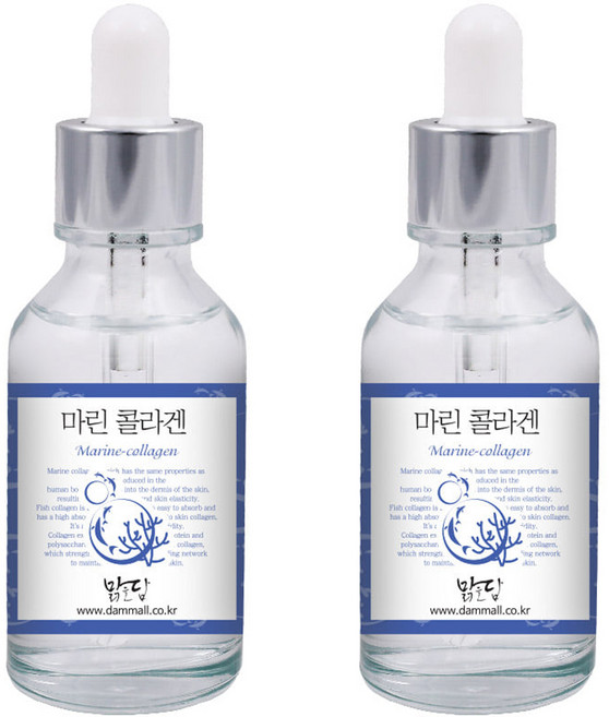 더아름 맑을담 마린 콜라겐 앰플, 30ml, 2개