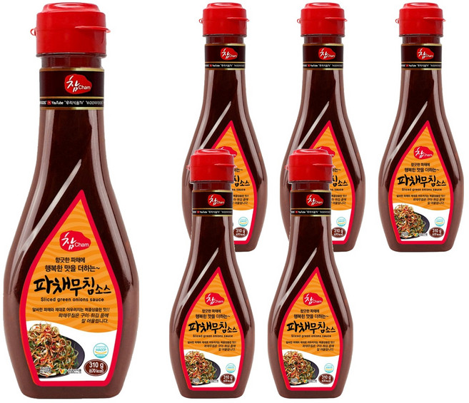 우리식품 파채무침 소스, 310g, 6개