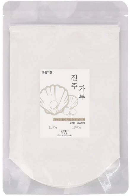 맑을담 진주분말 팩 100g, 1개입, 1개 - 쿠팡