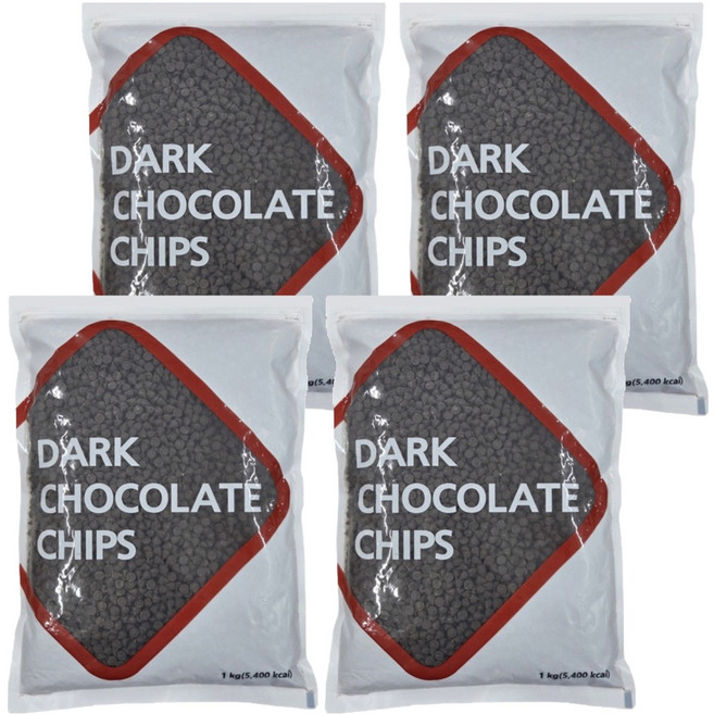 SKY 다크초코칩, 1kg, 4개