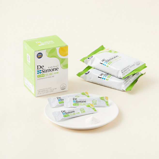드시모네 프로바이오틱스 키즈 스텝1 사과향, 45g, 1개