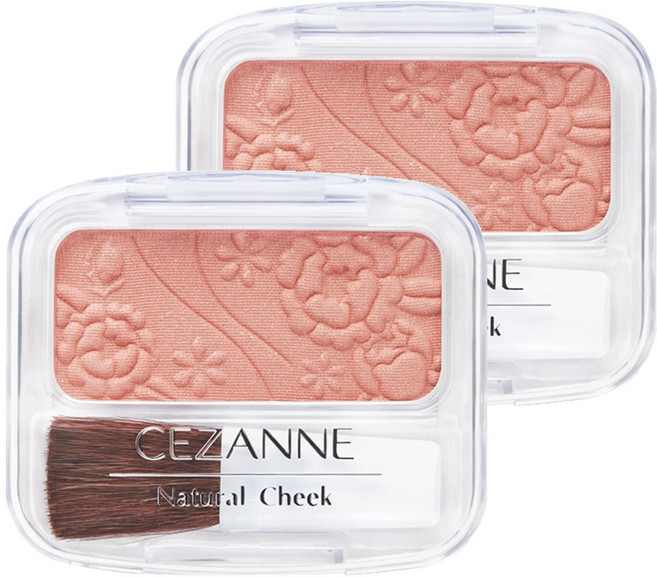 세잔느 내추럴 치크 앤 3.5g, 05 BEIGE ORANGE, 2개