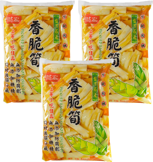 龍宏 香脆筍, 600g, 3包
