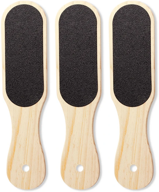 젤로젤로 뒷꿈치 각질 고급 우드 패디 파일 세트, 1개입, 3개 - 쿠팡