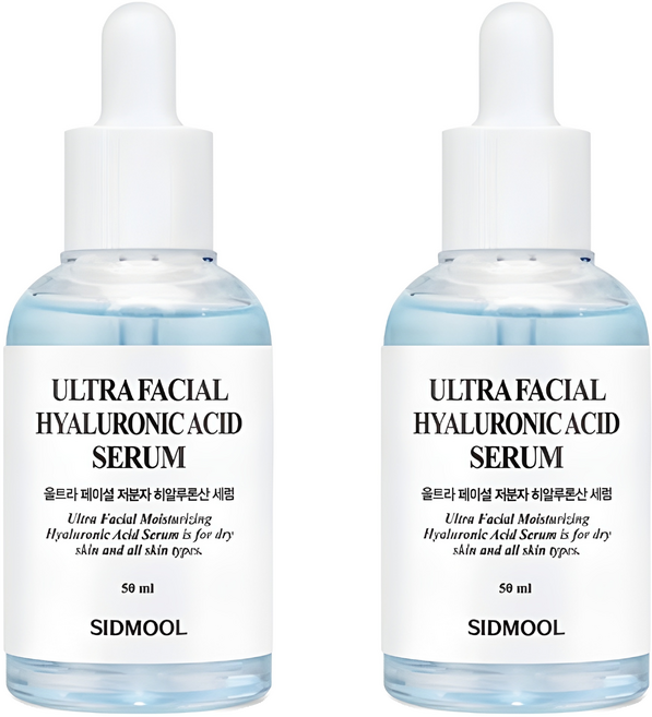 SIDMOOL 超保濕低分子玻尿酸精華, 50ml, 2瓶