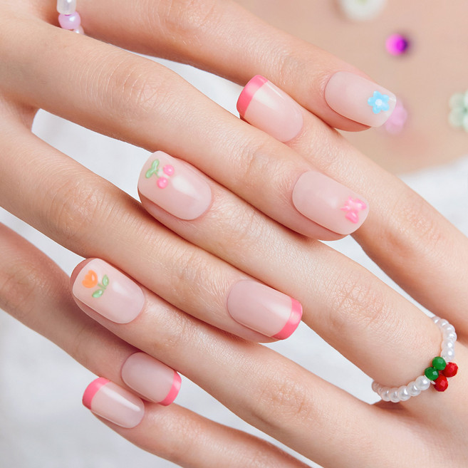 데싱디바 매직프레스 미니 네일팁 레귤러 라운드, 미니미니, 1개