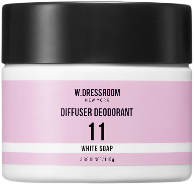 더블유드레스룸 퍼퓸 탈취제 11번 화이트솝 본품, 110g, 1개