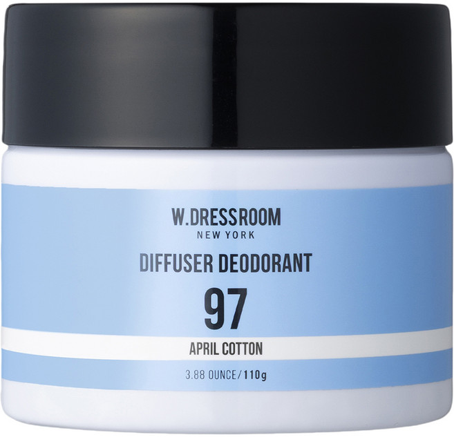 더블유드레스룸 퍼퓸 탈취제 97번 에이프릴코튼 본품, 110g, 1개