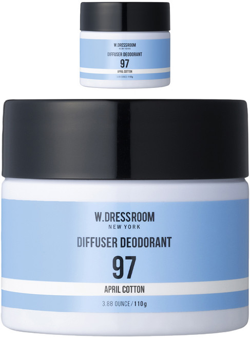 W.DRESSROOM 多麗絲 香氛 No.97 April Cotton 室內除臭劑 正裝, 110g, 2個
