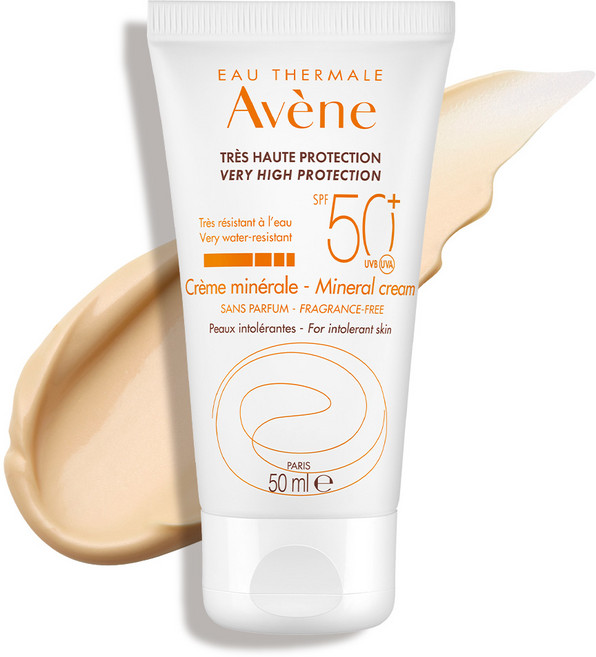 아벤느 선 미네랄 무기자차 톤업 선크림 SPF50+ PA++++, 1개, 50ml