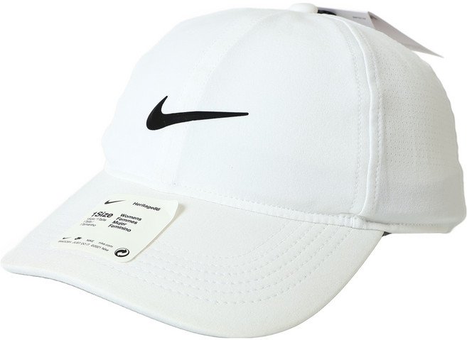 NIKE 耐吉 女款 Dri-FIT ADV Aroville Heritage86 綁帶後扣帽 DH1916-100, 白色, 1個