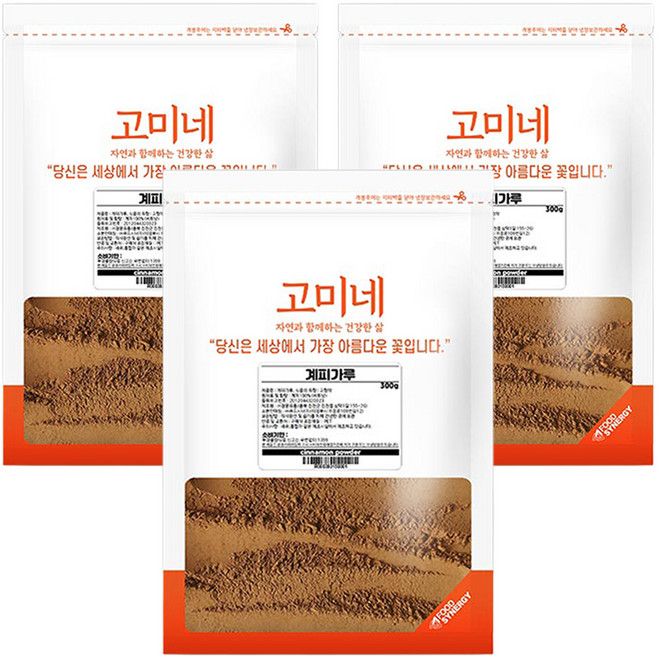 고미네 계피가루, 300g, 3개