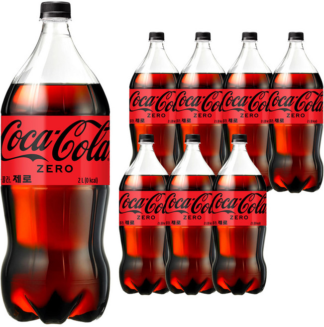 코카콜라 제로, 2L, 8개