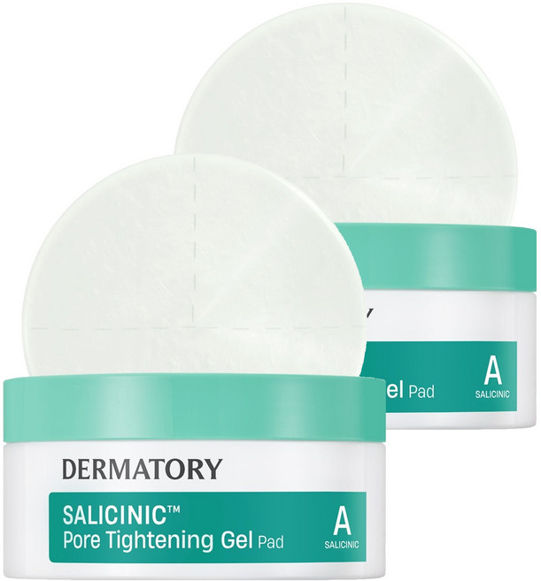 DERMATORY 水楊酸毛孔緊緻凝膠棉片 93g, 2個, 30枚入