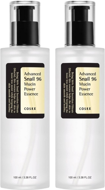 COSRX 台灣公司貨 96%蝸牛賦活黏液精華, 100ml, 2瓶
