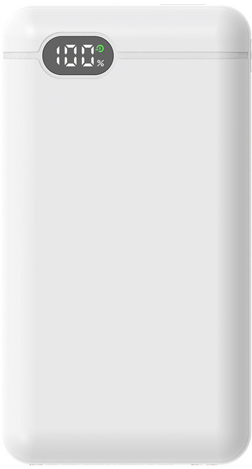 리큐엠 고속충전 보조배터리 20000mAh USB타입C, QP2000C1, 화이트