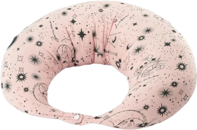 KU.KU Duckbill 酷咕鴨 PLUS 涼感授乳月亮枕 - 孕婦助眠枕 舒柔透氣, 氣質粉