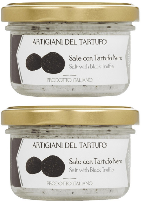 ARTIGIANI DEL TARTUFO 職人黑松露鹽, 100g, 2罐