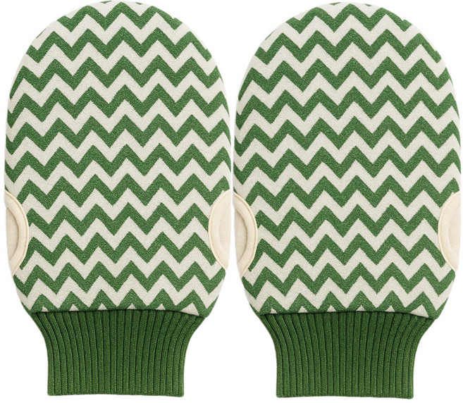 비타벨로 저자극 때밀이 장갑, 그린, 2개, 1개입