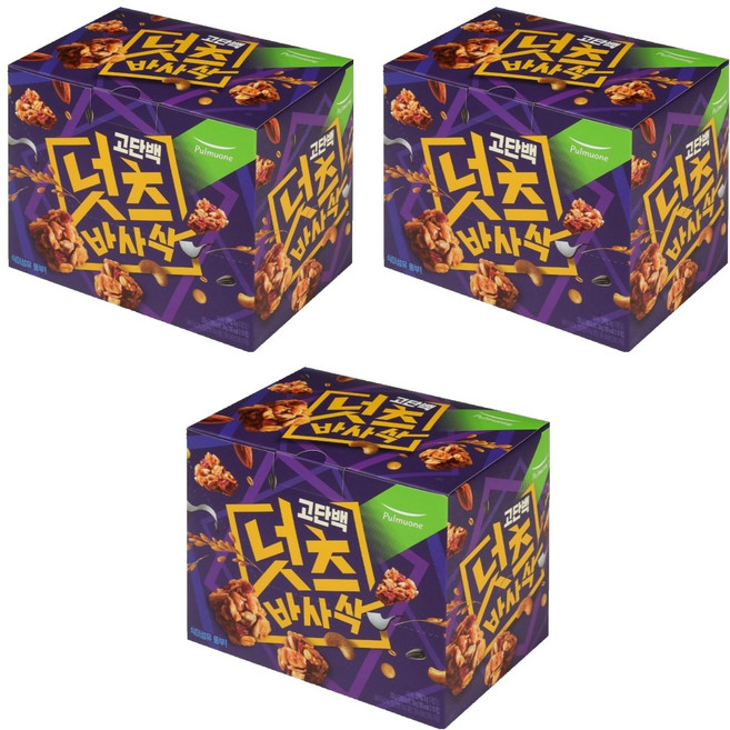 풀무원 고단백 넛츠바사삭, 20g, 30개