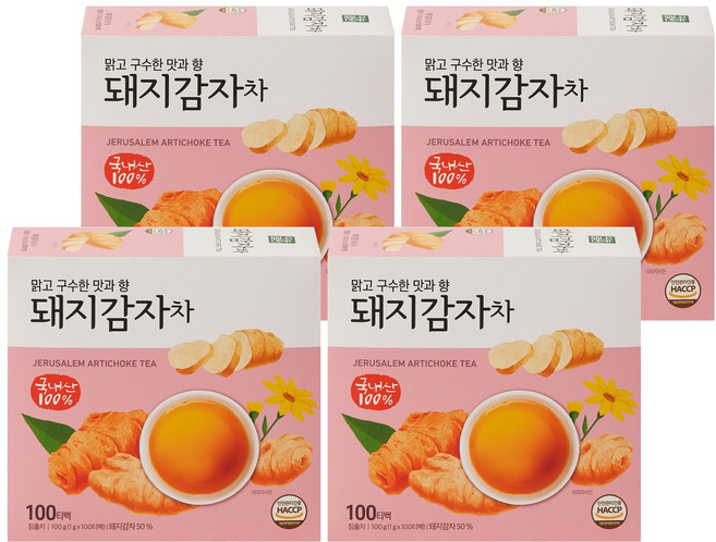 다농원 돼지감자차, 1g, 100개입, 4개