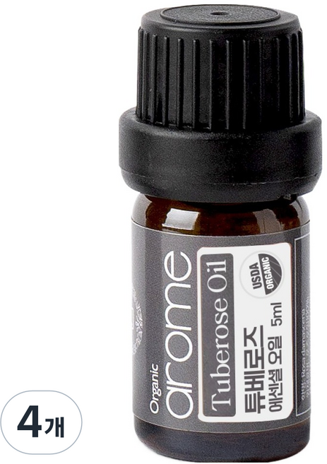 퓨어스 튜베로즈 에센셜 오일, 5ml, 4개