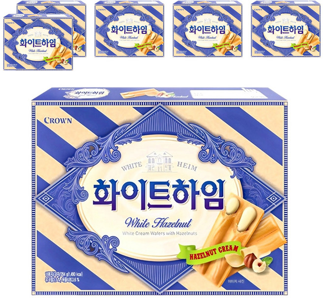 쵸코하임 크라운 화이트, 284g, 6개