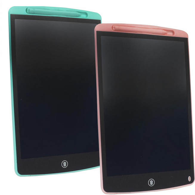 KY I & D LCD 컬러 전자 메모보드 12 2p, 랜덤발송