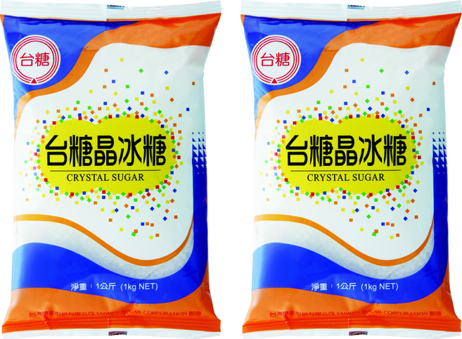 台糖 晶冰糖, 1kg, 2包