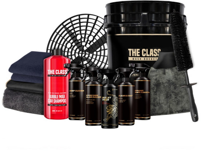 더클래스 초보 올케어 13종 세차용품세트, 1개