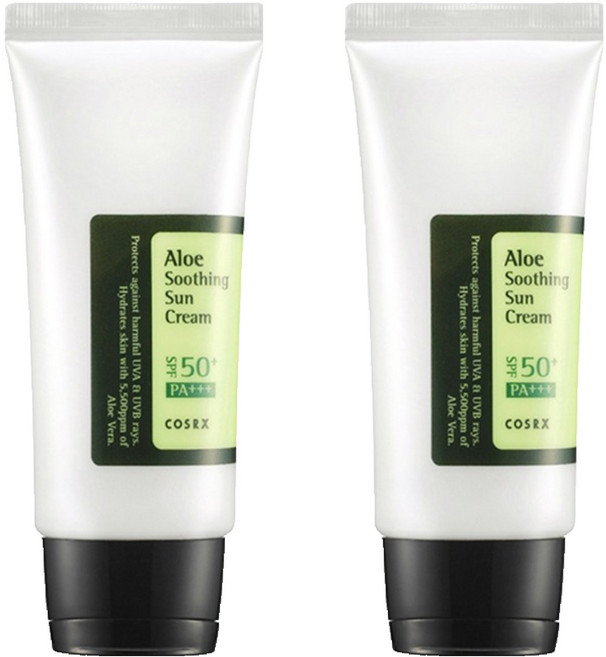 코스알엑스 알로에 수딩 선 크림 SPF50+ PA+++, 50ml, 2개