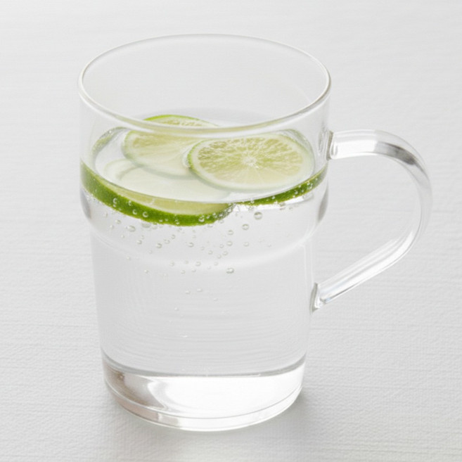 카모메키친 내열유리 프렌치 머그 500ml, 클리어, 1개