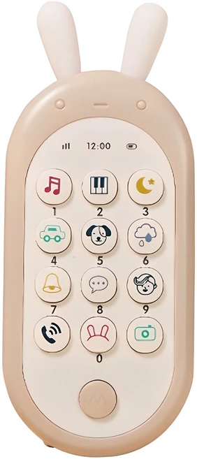 하베브릭스 아기토끼 핸드폰 멜로디완구, 혼합색상, 1개 - 쿠팡